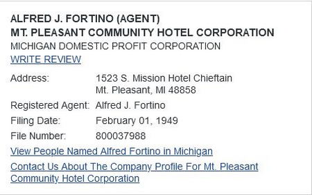 Hotel Chieftan - Business Registration With Street Address (newer photo)